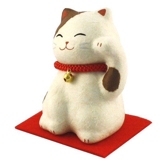 Japanese Paper Lucky Cat - Calico